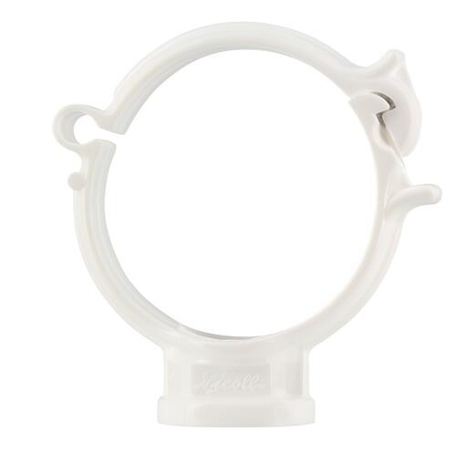 Collier monobloc insert p.7/150 d.40 blanc