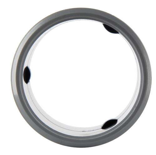 Manchon, d 32 mm, femelle-femelle, à coller, gris, en pvc