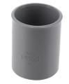 Manchon, d 40 mm, femelle-femelle, à coller, gris, en pvc