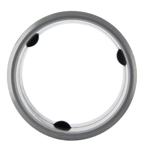 Manchon, d 40 mm, femelle-femelle, à coller, gris, en pvc