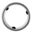 Manchon, d 40 mm, femelle-femelle, à coller, gris, en pvc