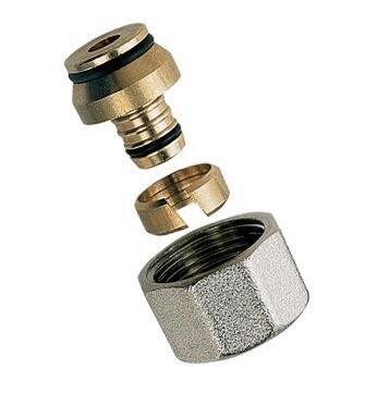 Raccords pour tube polyéthylène/multicouche - dimensions d 16 x 2 