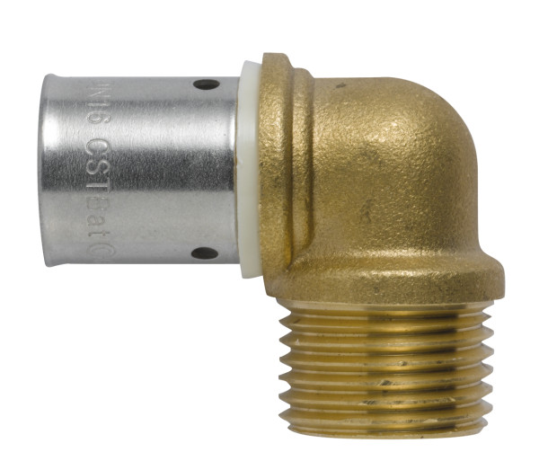Coude mâle per à sertir dn12 1/2"