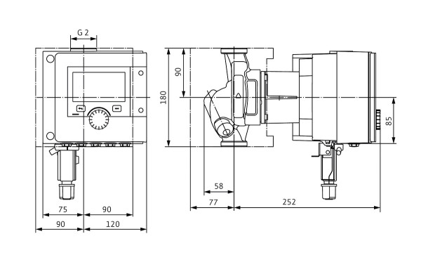 Circulateur intelligent wilo-stratos maxo 30/0,5-6 pn10 (2164573)