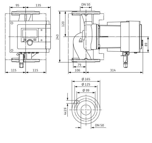 Circulateur intelligent wilo-stratos maxo 50/0,5-8 pn6/10 (2164587)