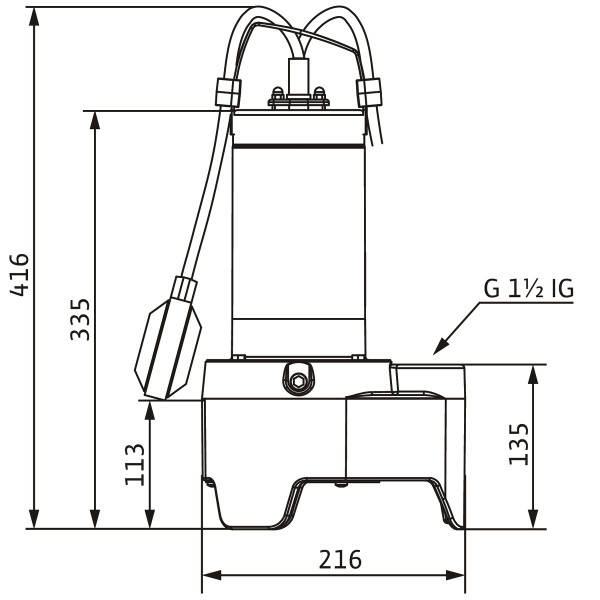Pompe submersible wilo-rexa mini3-v04.09/t05-540/o-5m (3094003)