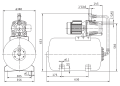 Système de distribution d'eau wilo-initial jet system 4-4-50 (4168024)