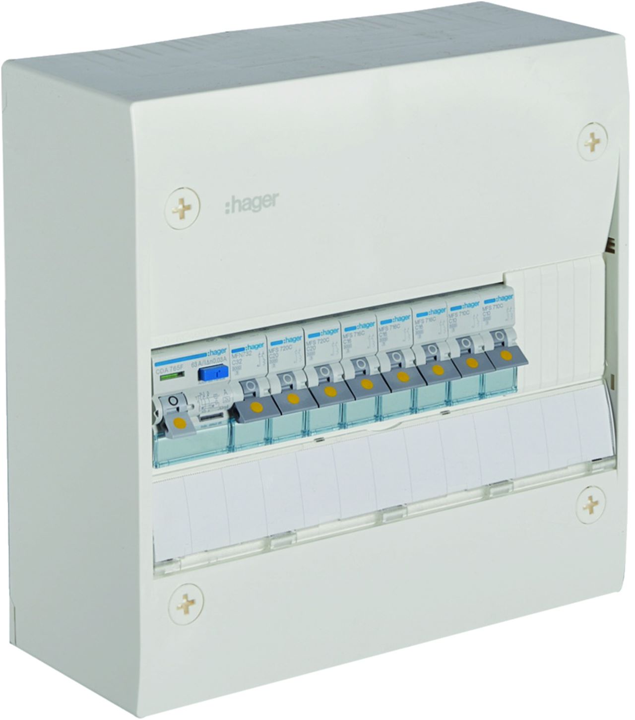 GM113A Coffret Gamma 13 pré-équipé Sanvis 1R - Hager