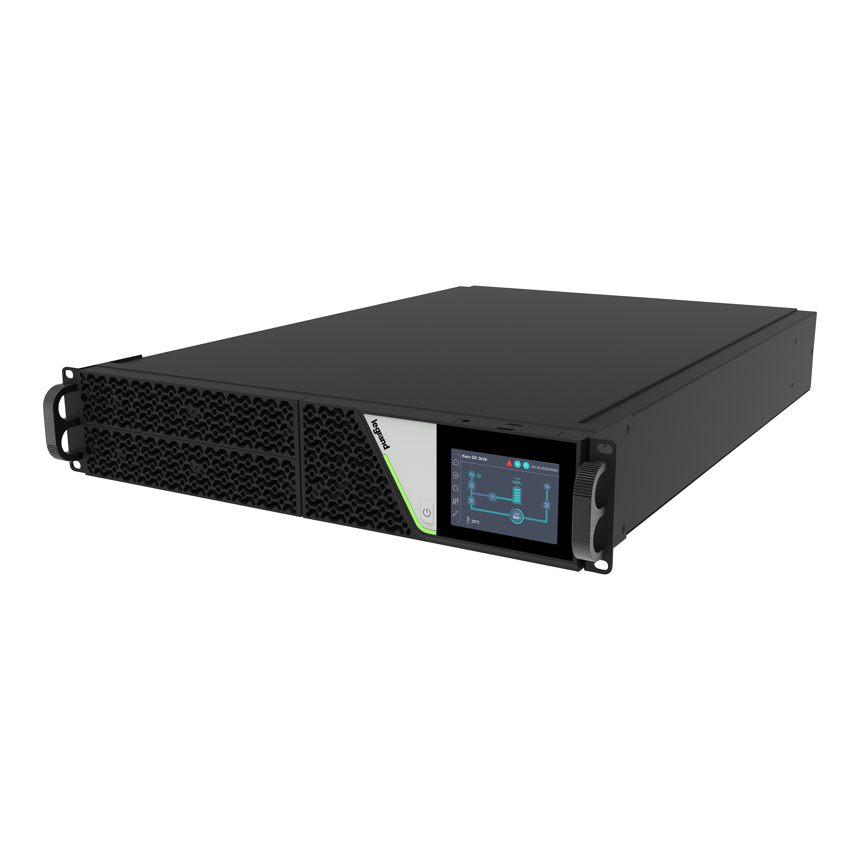 Legrand Daker Dk Plus - Onduleur 1000VA/900W Avec Batterie, Autonomie 10 Minutes, Montage Rack Ou Tour - 10