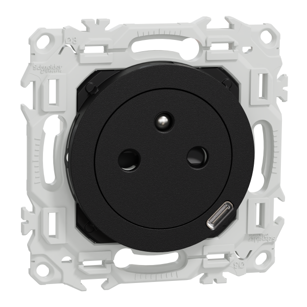 Odace chargeurs usb noir