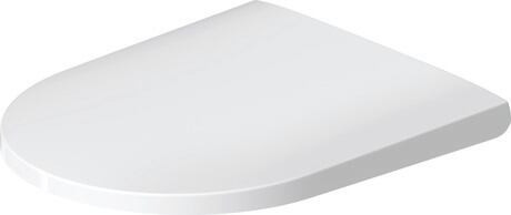 Abattant de toilette blanc duravit d-neo