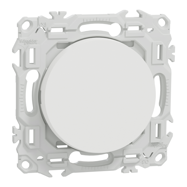 Odace - va-et-vient ou poussoir - 10ax - blanc craie