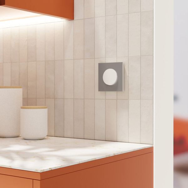 Odace - va-et-vient ou poussoir - 10ax - blanc craie