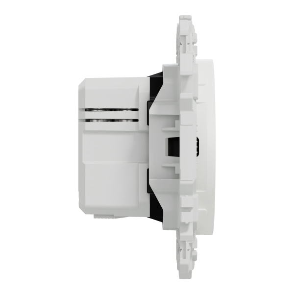 Odace - chargeur double usb type c+c - 21w power delivery - blanc craie 