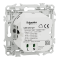 Odace - chargeur usb-c 65w - forte puissance et charge rapide - blanc craie