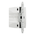 Odace - chargeur usb-c 65w - forte puissance et charge rapide - blanc craie