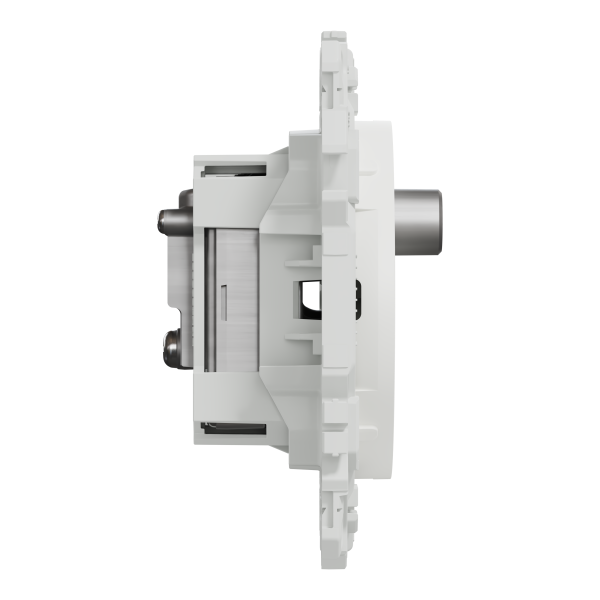 Odace - prise tv/fm/sat - sorties coaxiales - blanc craie