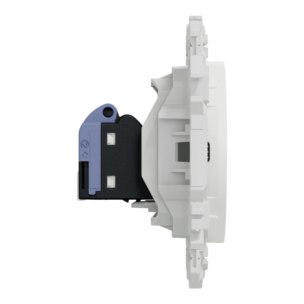 Odace - prise rj45 - cat6 utp grade 1 à 2 - blanc craie