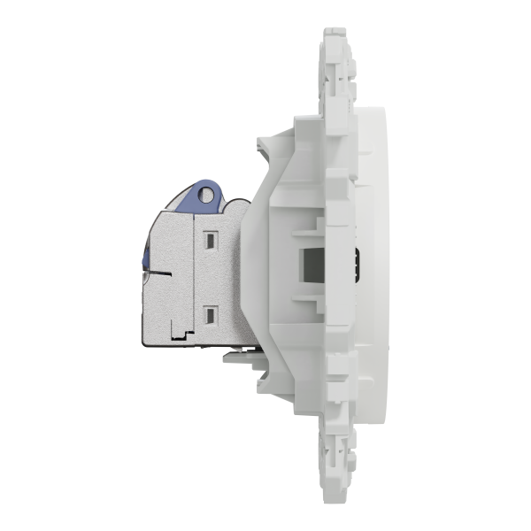 Odace - prise rj45 - cat6 stp grade 2tv min à grade 3tv - blanc craie