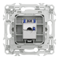 Odace - prise rj45 - cat6a stp grade 3tv - blanc craie