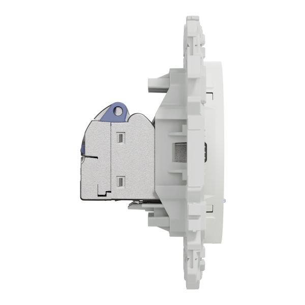 Odace - prise double rj45 - cat6 stp grade 2tv min à grade 3tv - blanc craie