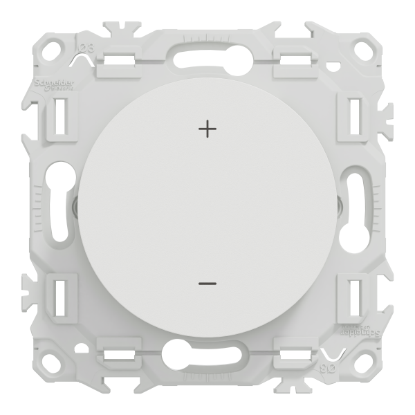 Wiser odace - thermostat connecté filaire 2a zigbee - blanc craie