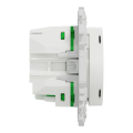 Wiser odace - thermostat connecté filaire 2a zigbee - blanc craie