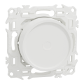 Wiser odace - variateur rotatif connecté 2 ou 3 fils zigbee - blanc craie