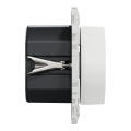 Odace - variateur de lumière universel 2 ou 3 fils - rotatif - blanc craie