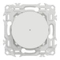 Wiser odace - variateur poussoir connecté 2 ou 3 fils zigbee - blanc craie