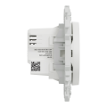 Wiser odace - variateur poussoir connecté 2 ou 3 fils zigbee - blanc craie