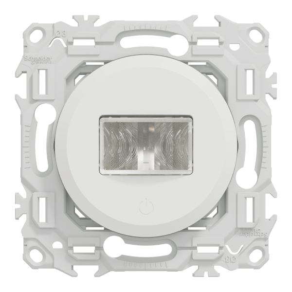 Odace - détecteur présence et mouvement - 3 fils avec neutre - blanc craie