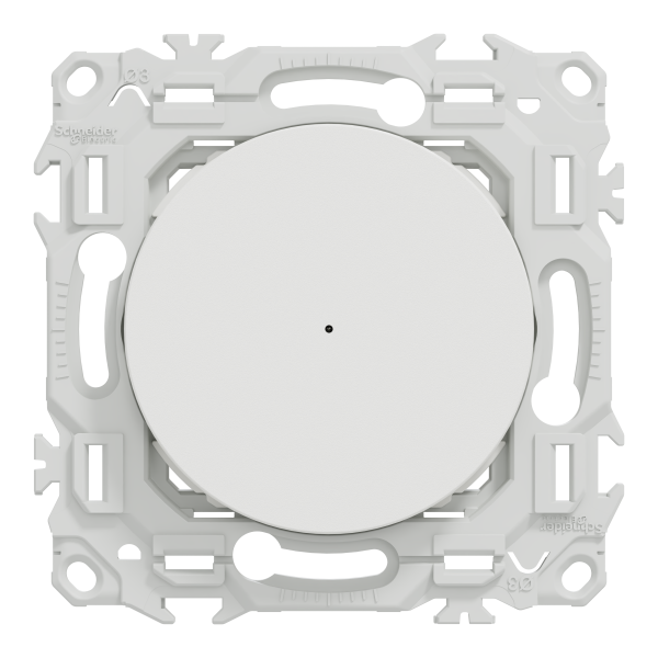 Wiser odace - bouton poussoir connecté 3 fils 10a zigbee - blanc craie