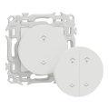 Wiser odace - interrupteur centralisé sans fils 2 ou 4 boutons - blanc craie