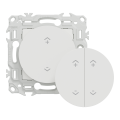 Wiser odace - interrupteur centralisé sans fils 2 ou 4 boutons - blanc craie