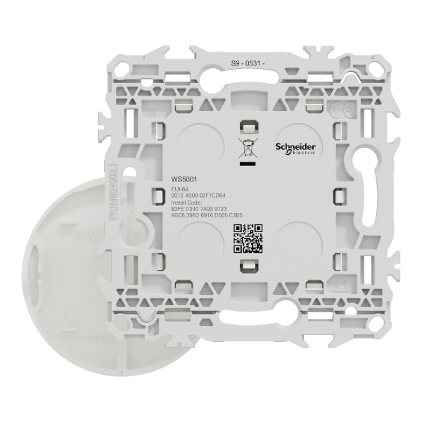 Wiser odace - interrupteur centralisé sans fils 2 ou 4 boutons - blanc craie