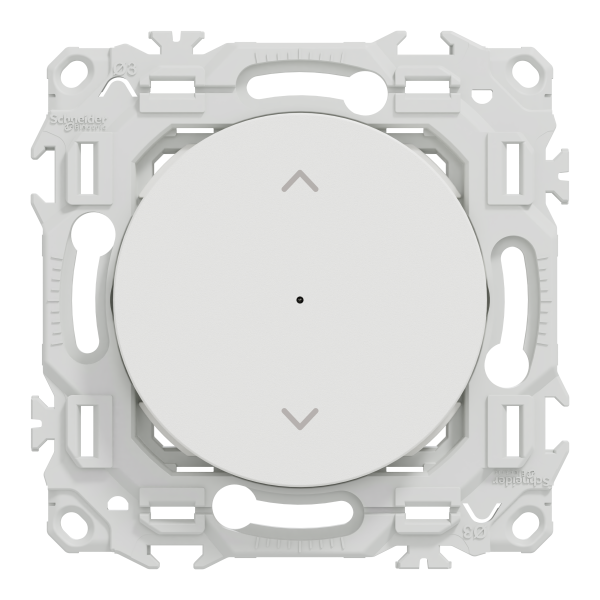 Wiser odace - interrupteur volet-roulant connecté 4a zigbee - blanc craie