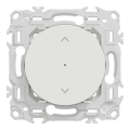 Wiser odace - interrupteur volet-roulant connecté 4a zigbee - blanc craie