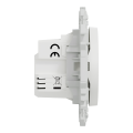 Wiser odace - interrupteur volet-roulant connecté 4a zigbee - blanc craie