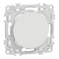 Odace - obturateur - pré-perçage pour sortie de câble - blanc craie