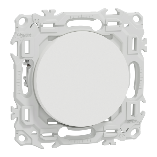 Odace - va-et-vient ou poussoir avec griffes - 10ax - blanc craie