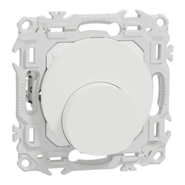 Odace - sortie de câble avec griffes - serre câble 6 à 12 mm² - blanc craie