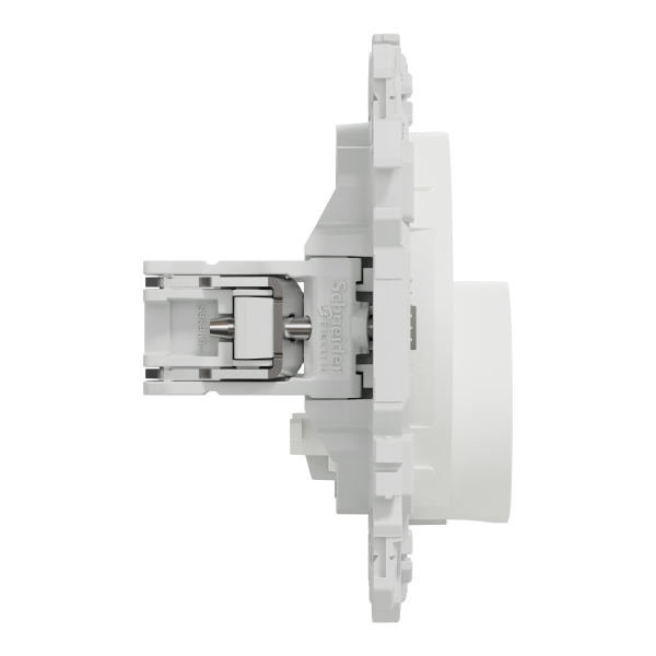Odace - sortie de câble avec griffes - serre câble 6 à 12 mm² - blanc craie