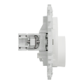 Odace - sortie de câble avec griffes - serre câble 6 à 12 mm² - blanc craie