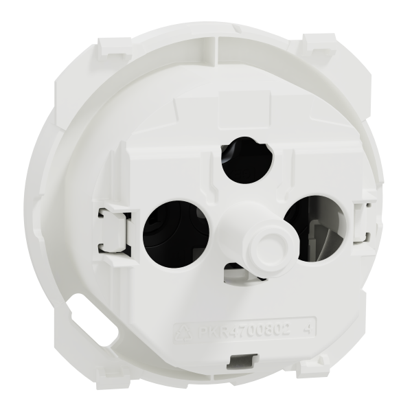 Odace - enjoliveur seul - pour prise affleurante et chargeur usb-c - blanc craie