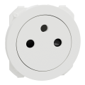 Odace - enjoliveur seul - pour prise affleurante - blanc craie