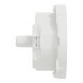 Odace - enjoliveur seul - pour prise affleurante - blanc craie