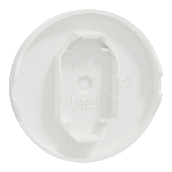 Odace - enjoliveur seul - pour va-et-vient ou poussoir - blanc craie