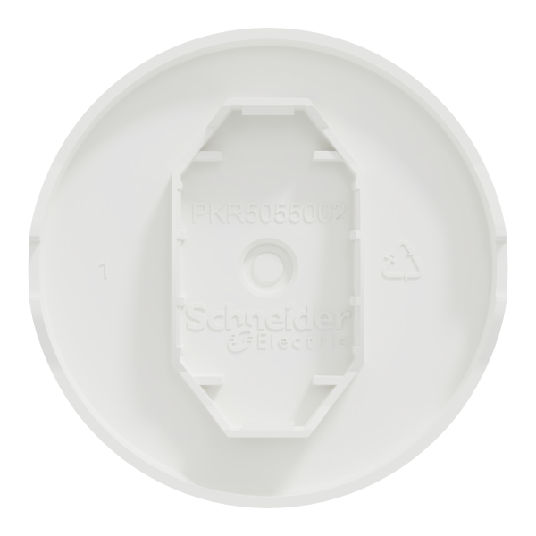 Odace - enjoliveur seul - pour va-et-vient ou poussoir - blanc craie