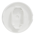 Odace - enjoliveur seul - pour va-et-vient ou poussoir - vmc - blanc craie